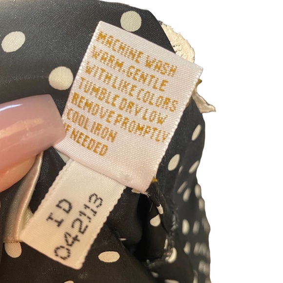 Vintage Victoria’s Secret Gold Label Long Robe with Polka Dots - Picture 11 of 11